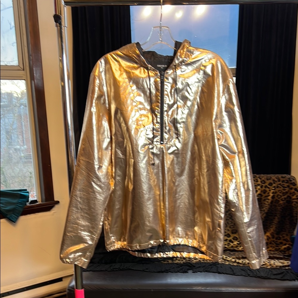 Gold Metallic Hoodie